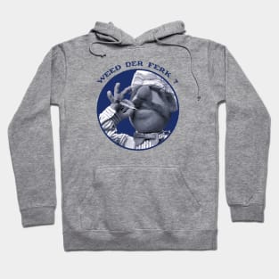 Vert Der Ferk - The Swedish Chef Retro - Weed Blue Hoodie